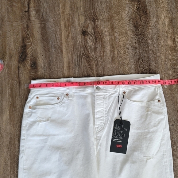 Levi's Plus White Jeans NWT 722 Wedgie Skinny #785 - Picture 13 of 16